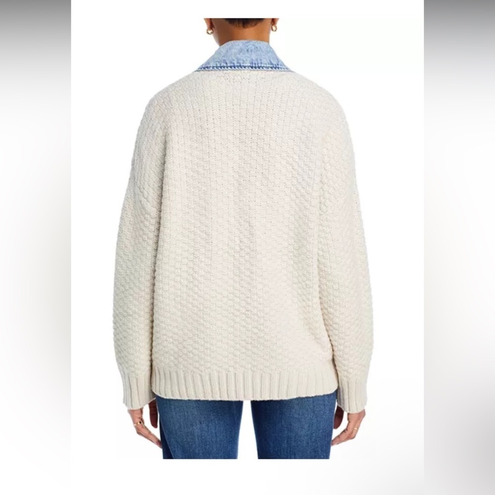 BLANKNYC Last Call Mixed Media Cardigan - Picture 3 of 16